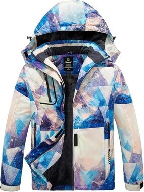 WANTDO Women's Waterproof Winter Coat Ski Jacket & Snow Rain Jacket - size small